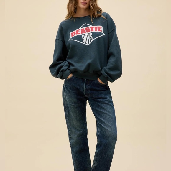 Daydreamer Tops - Daydreamer Beastie Boys Logo 84-86 Oversized Crew Sweatshirt